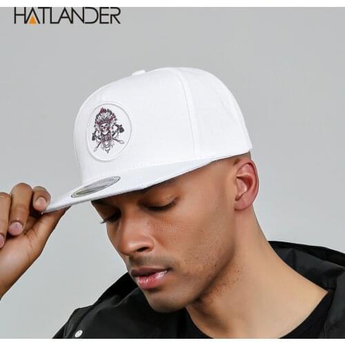 [HATLANDER]5 panel white baseball caps men women sports hats bone gorras Chief original snapback hip hop cap hat for boys girls