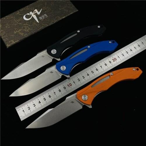 CH CH3519 Folding EDC Knife G10 handle D2 Blade Pocket Knife Outdoor camping Hunting Tactical knife Tools