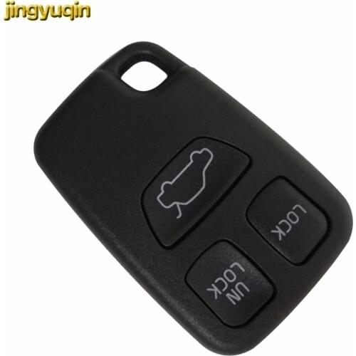 Jingyuqin Remote Fob Car Key Shell Stying For Volvo S70 V70 C70 S40 V40 XC90 XC70 New Replacement Car Key Case Cover