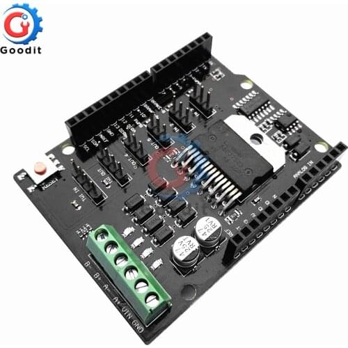 Dual Channel DC Motor Driver Shield Expansion Board L298NH Module Driving Module Replace L298P L298 For Arduino UNO R3 MEGA2560