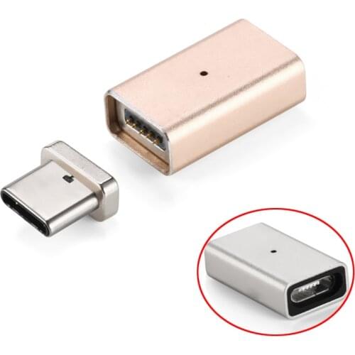 Magnetic Adapter Micro USB Female to Type C Male Charger For SAMSUNG S10+Note 8 S9 8 Xiaomi Mi9 MIX3 2S Redmi K20 Pro OnePlus