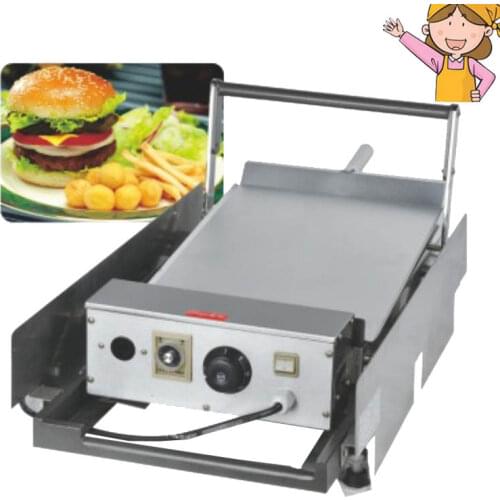 Hamburger Baking Machine Bread Toaster Double Layer Burger Making Machine for Kitchen Appliances FY-212