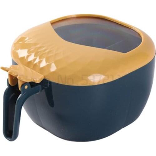 Multifunctional seasoning box seasoning can kitchen plastic creative seasoning box set four grid integrated storage seasoning