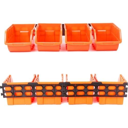 Wall Mounted Storage Box Tool Parts Garage Unit Shelf Plastic Tool Box Hardware Tool Rack Finishing Box ABS Boxes