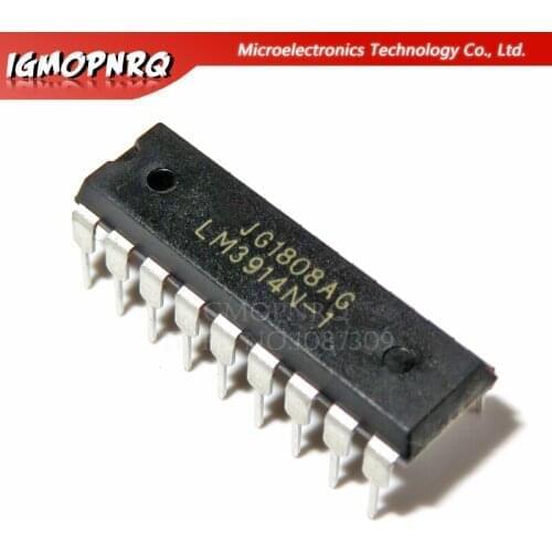 5PCS LM3914N-1 LM3915N-1 LM3916N-1 DIP LM3914N LM3915N LM3916 new and original IC