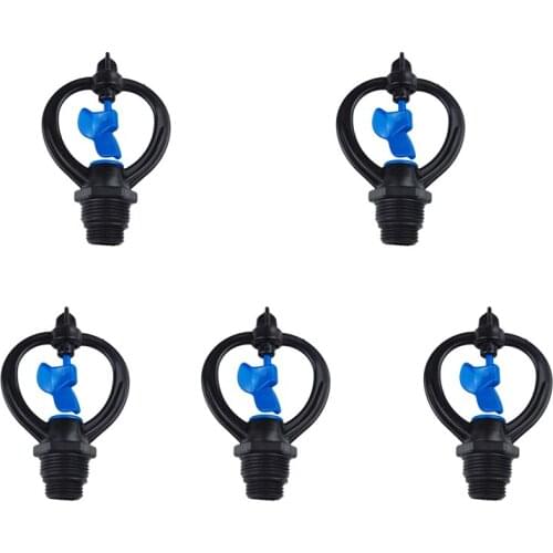 1/2 & 3/4 Inch Farm Sprinkler 360 Degrees Rotary Lawn Sprinklers For Garden watering Irrigation