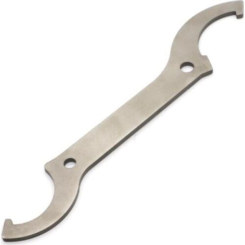 Universal Rear Shock-absorbing Wrench Preload Regulation Stainless Steel Hook Spanner for Honda Kawasaki Suzuki Yamaha CRF RMZ