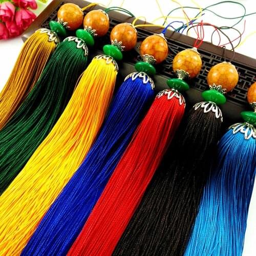 30 cm cracked beads lengthen tassel hanging rope