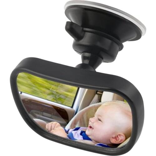 85mm Car RV Camper Windshield Rear View Mirror Suction Cup Van Motorhome Interior Monitor Baby Child Safety Mirror Universal