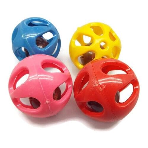 10pcs Plush toy eye nose accessories 5 hole plastic bell 35mm rattle