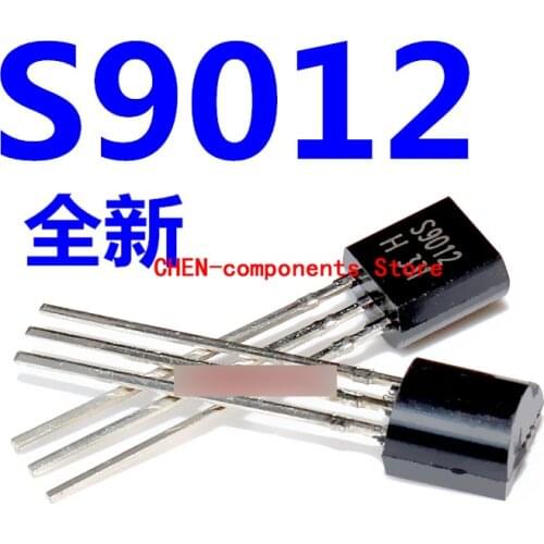 100pcs brand new S9012 TO-92 triode PNP 0.5A 40V