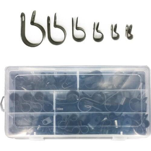200pcs Nylon Wire Cable Clips Car Audio Fastener Plastic Wire Clamp Hose Mount P Type Clamps Cable Cord Clip Car Accessories