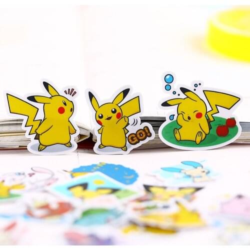 40PCS mini Cartoon Paper Stickers Crafts And Scrapbooking stickers kids toys book Decorative sticker DIY Stationery