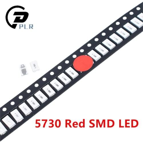 4000pcs 5630/5730 SMD/SMT Red 5730 Surface Mount Led leds Red 5730 Ultra Birght Led Diode 620-625nm 2.0-2.6v