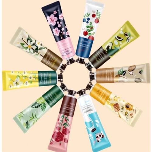 Plant fragrance hand cream moisturizes and softens hand skin care anti cracking hand film honey shea butter hand cream HF173