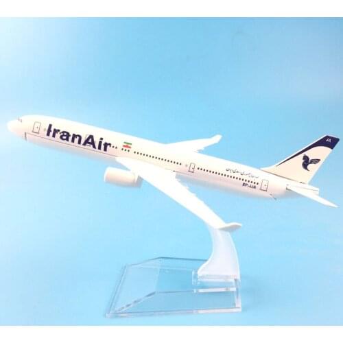 FREE SHIPPING 16CM A330 IRAN AIR METAL ALLOY MODEL PLANE AIRCRAFT MODEL TOY AIRPLANE BIRTHDAY GIFT