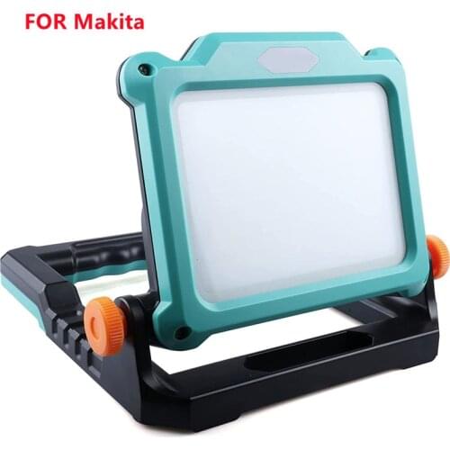 New 18V 20V LED Lamp Work Light Flashlight For Makita BL1430 BL1830(NO Battery NO Charger)Lithium Battery USB Outdoor Lighting