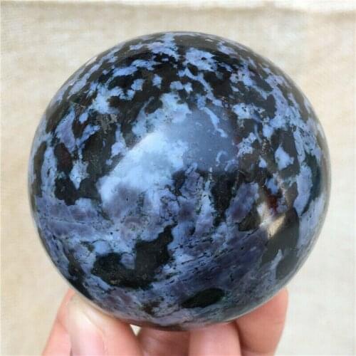 Natural gabbro jasper quartz sphere crystal ball healing 55-60mm