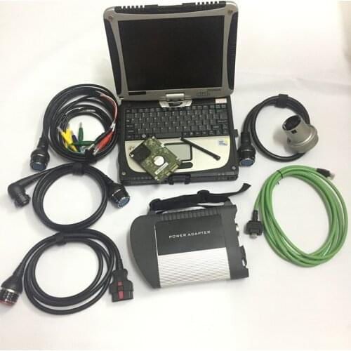 Mb star c4 sd connect with 2020.06 software HDD with cf19 laptop toughbook mb star c4 sd connect c4 tool diagnose with Wifi