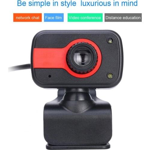 Mini HD 1080P Rotatable PC Computer Webcam Camera with Microphone for Live Broadcast Computer office supplies