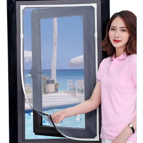 Mosquito-proof Mesh Window Self-installed Curtain Household Self-adhesive Screened Mosquito Net Window Screen Door Magnetic