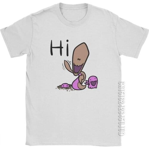 Men T-Shirts Zerg Hi Carbot Humor 100% Cotton Male Tees Camisetas Anime Gaming Game T Shirts Round Collar Clothes Plus Size