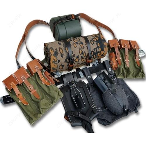 WWII WW2 GERMAN EQUIPMENT MP44/STG CANVAS FIELD GEAR PACKAGE EQUIPMENT COMBINATION