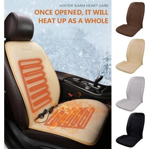New Fast Heated car short plush heating cushion winter warm electric heating seat cover Car Styling Car Interior Accessories
