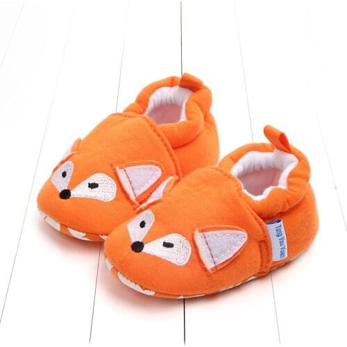 New Arrival non-slip soft bottom baby shoes newborn Infant cartoon warm animal First walkers