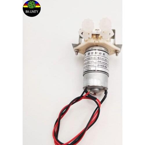 JYY Peristaltic ink pump liquid pump JYY(B)-RD-3-I 50-60ml 24v dc 4w for Zhongye Allwin Challenger Human Galaxy JHF printers