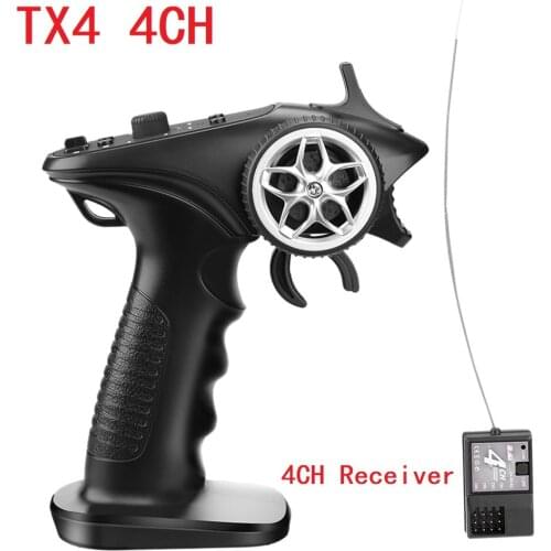 TX4 2.4GHz 4CH Radio system Transmitter Controller remote control w/ Receiver For RC Car Boat PK TG3 FS-GT3B