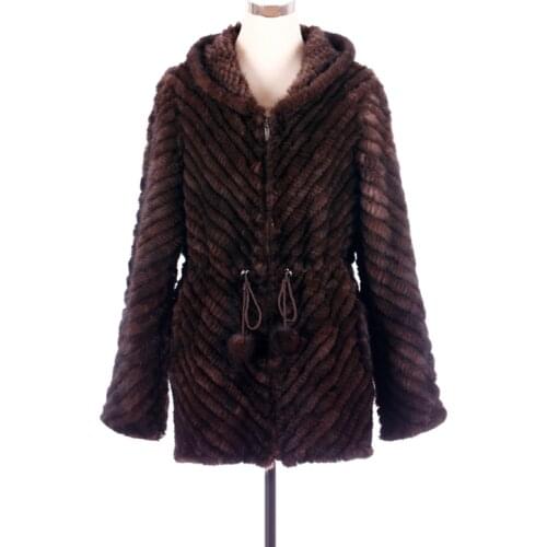 QIUSHAN Long Fur Coats