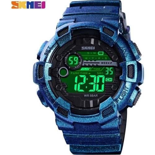Relogio Masculino Men Sports Watches Multifunction Watches Alarm Clock Waterproof LED Digital Watch Military SKMEI 1243 Reloj