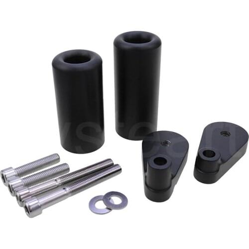 Motorbike Motorcycle Frame Sliders Anti Crash Falling Protector Sliders Black For Yamaha YZFR1 YZF R1 YZF-R1 2007-2008 07 08