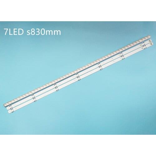 New30PCS/lot 7LED 830mm LED backlight strip for LG 43LJ5500 43UJ6300 43UJ634V LC43490062A LC43490063A LC43490064A LC43490060A