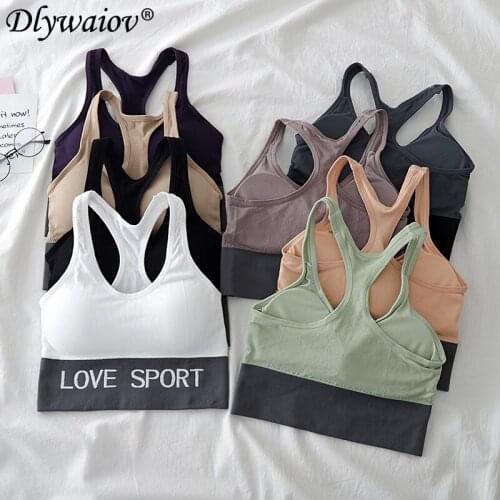 Crop Top Sexy camis strap Women 2021 Sling Bra Tanks Ladies vests letter movement sleeveless Base camisole Tight summer clothes