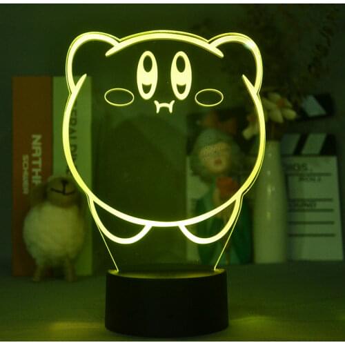 Smart 3D Night Light Projector LED Nightlight Hawk Bedside Table Lamp Kids Room Decor Gift The Seven Deadly Sins Birthday Party