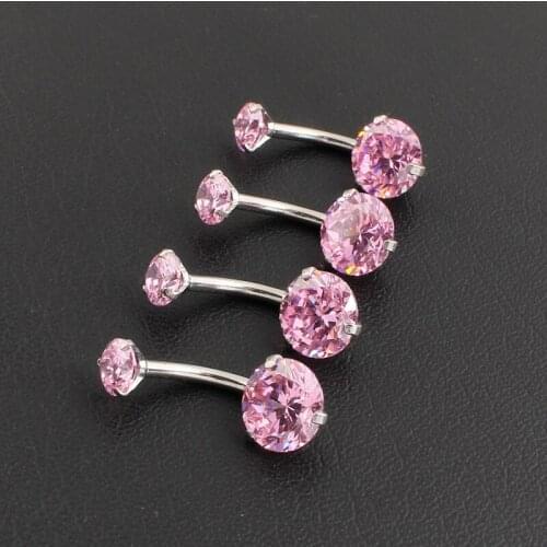 14G Beautiful Navel Piercing Sex Body Jewelry Stainless Steel New Style Navel Ring Piercing Belly Button Rings
