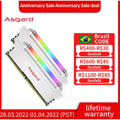 Asgard W3 RGB RAM ddr4 RAM 8GBx2 3200MHz 3600MHz RGB dual channel DIMM Desktop Memory 8g 16G 3200mhz 3600mhz 16gb 32gb ram