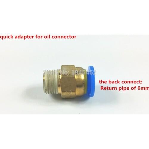 Free shipping!quick adapter for oil connector, return oil collection joints,for injector oil connector