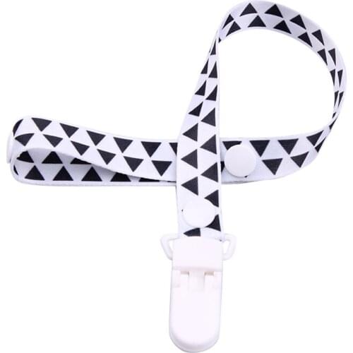 Baby Pacifiers Leashes Clips Ribbon Soother Kids Pacifier Holder Chain Feeding Case