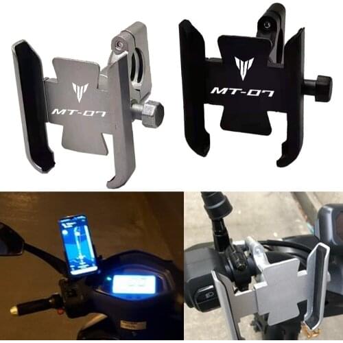 For YAMAHA MT07 FZ07 FJ07 MT-07 FZ-07 FJ-07 Universal Motorcycle Accessories handlebar Mobile Phone Holder GPS stand bracket