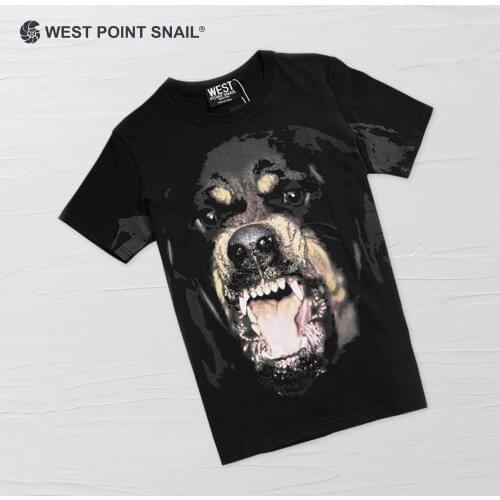 Women Men Summer 2021 Animal Graphic Dogs Print Trendy T-Shirt Female Harajuku O-Neck Short-Sleeve Tops Oversized Gothic Tees