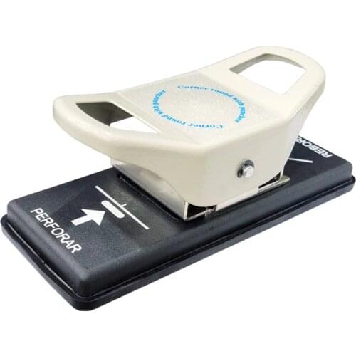 PVC ID Card Photo Badge Punching Tool paper cutter 2-in-1 tool does 1/4-inch Radius