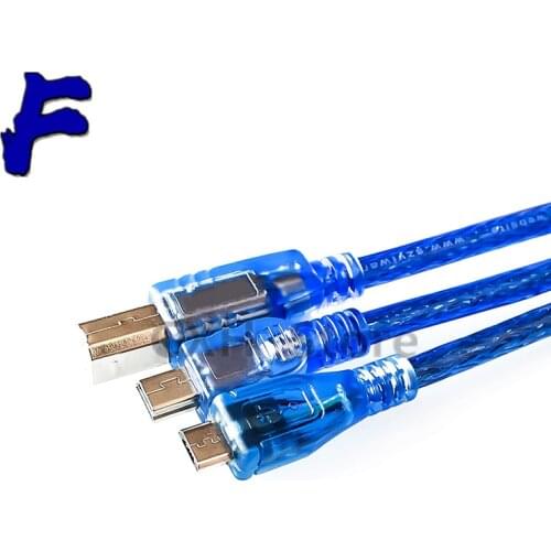 USB printer blue cable For Aarduno 2560 due por micro mini
