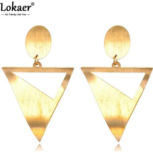 Lokaer Women's Gold Earrings
