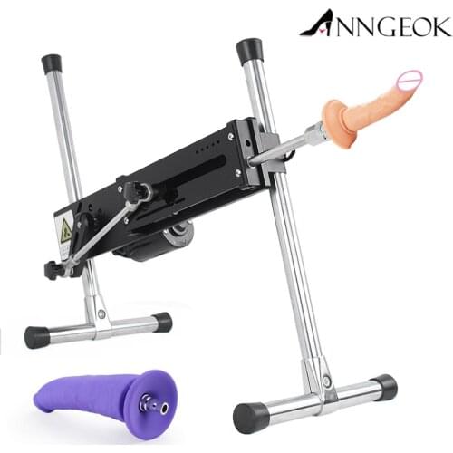 Metal Sex Machine for Women ANNGEOK Automatic Pumping Love Machine Gun Female Masturbation Sex Toy Multipurpose Adjustable