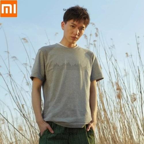 New Memory antibacterial quick-drying integrated woven T-shirt Running fitness Short sleeve Casual Comfortable