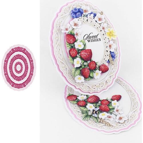 Summertide Frame Die Set Arrival New Metal Cutting Dies Scrapbook Diary Decoration Stencil Embossing Template DIY Greeting Card