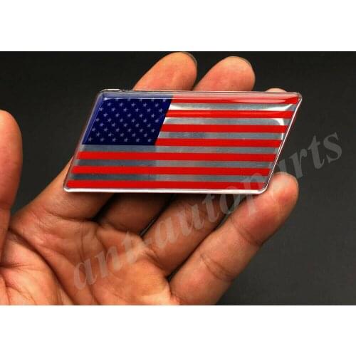 New USA American Flag Car Fender Emblem Badge Motorcycle Gas Fairing Sticker